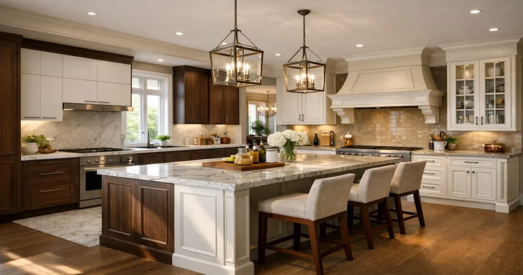 how to choose kitchen cabinets in a modern luxury kitchen